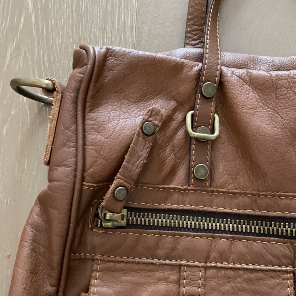 Campomaggi Italian Leather Messenger Bag Purse - Picture 5 of 10